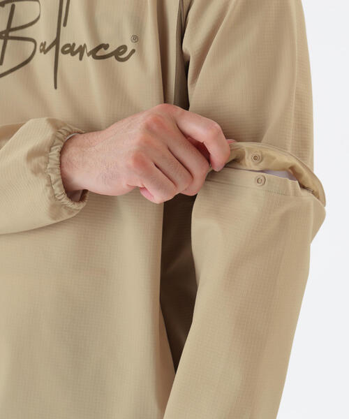 セール】【new balance golf】袖脱着 クルーネック スニードジャケット