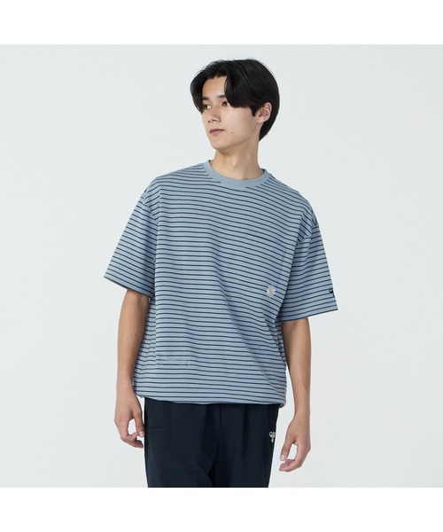 hummel（ヒュンメル）の「hummel/ヒュンメル HMP ﾊﾝｿﾃﾞﾎﾞｰﾀﾞｰTｼｬﾂ（Tシャツ/カットソー・メンズ・グレー/ネイビー/ラベンダー・M/L/XL）」の2枚目の写真