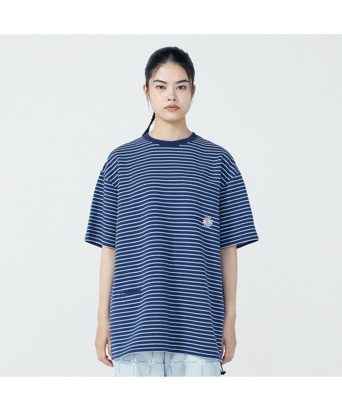 hummel（ヒュンメル）の「hummel/ヒュンメル HMP ﾊﾝｿﾃﾞﾎﾞｰﾀﾞｰTｼｬﾂ（Tシャツ/カットソー・メンズ・グレー/ネイビー/ラベンダー・M/L/XL）」の8枚目の写真