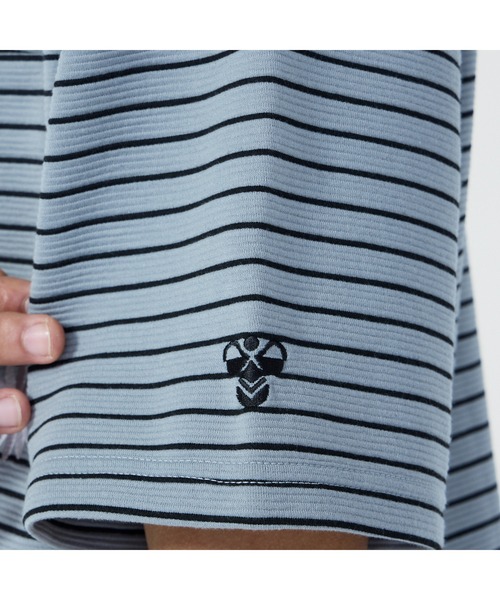 hummel（ヒュンメル）の「hummel/ヒュンメル HMP ﾊﾝｿﾃﾞﾎﾞｰﾀﾞｰTｼｬﾂ（Tシャツ/カットソー・メンズ・グレー/ネイビー/ラベンダー・M/L/XL）」の13枚目の写真