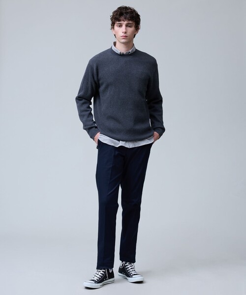 J.PRESS(ジェイプレス)の「【KANEMASA JERSEY】ネルジャージータッターソール シャツ / B.D.(シャツ/ブラウス・メンズ・ブラウン系3/ホワイト系3/ネイビー系3・X-LARGE/LARGE/MEDIUM)」の7枚目の写真