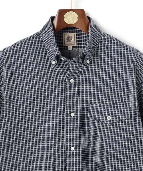 J.PRESS(ジェイプレス)の「【KANEMASA JERSEY】ネルジャージータッターソール シャツ / B.D.(シャツ/ブラウス・メンズ・ブラウン系3/ホワイト系3/ネイビー系3・X-LARGE/LARGE/MEDIUM)」の12枚目の写真