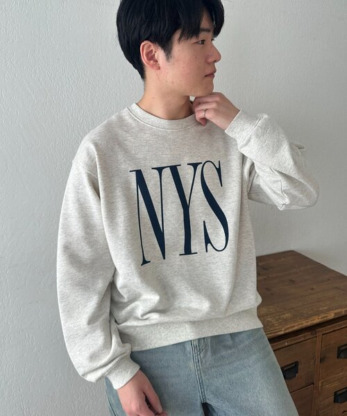 DISCOAT（ディスコート）の「【ユニセックス】Verticalロゴスウェット