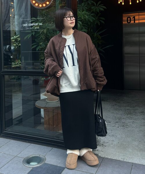 ユニセックス】Verticalロゴスウェット（スウェット）｜DISCOAT