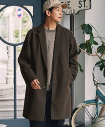 <静電防止>ニットメルトンオーバーチェスターコート【THE CRAFT CREW PRODUCTS】