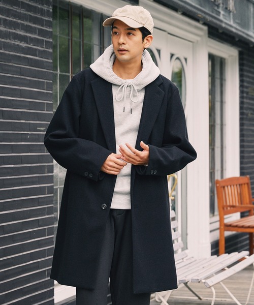セール】＜静電防止＞ニットメルトンオーバーチェスターコート【THE