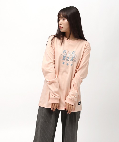 MFC STORE(エムエフシーストア)の「MFC STORE THE FARCICAL THREE L/S TEE(Tシャツ/カットソー・メンズ・ブルー系その他/ホワイト/ピンク系・S/M/L/XL)」の3枚目の写真