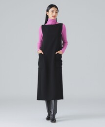 EFFE BEAMS | ボートネック ワンピース(ワンピース)