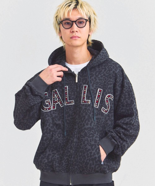 GALLIS ADDICTION（ガリスアディクション）の「GA STONE 柄ZIP HOODIE（パーカー・メンズ・レオパード/カモフラージュ・L/M）」の18枚目の写真