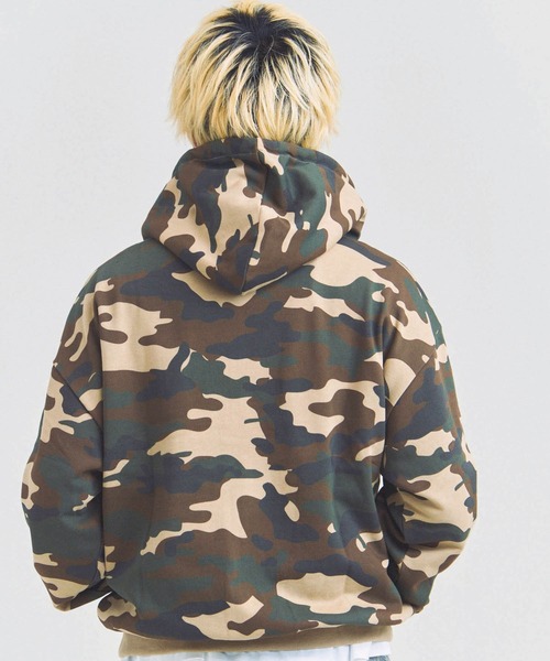 GALLIS ADDICTION（ガリスアディクション）の「GA STONE 柄ZIP HOODIE（パーカー・メンズ・レオパード/カモフラージュ・L/M）」の8枚目の写真