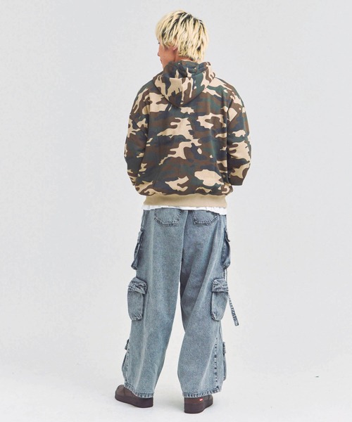 GALLIS ADDICTION（ガリスアディクション）の「GA STONE 柄ZIP HOODIE（パーカー・メンズ・レオパード/カモフラージュ・L/M）」の15枚目の写真