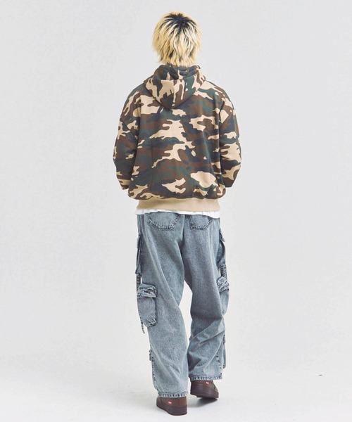 GALLIS ADDICTION（ガリスアディクション）の「GA STONE 柄ZIP HOODIE（パーカー・メンズ・レオパード/カモフラージュ・L/M）」の16枚目の写真