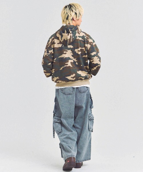 GALLIS ADDICTION（ガリスアディクション）の「GA STONE 柄ZIP HOODIE（パーカー・メンズ・レオパード/カモフラージュ・L/M）」の17枚目の写真