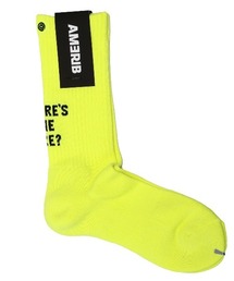 LUXSTYLE（ラグスタイル）の「AMERIB(アメリブ)バックロゴクルーソックス（ソックス/靴下）」