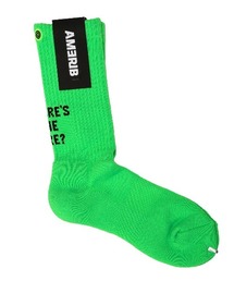 LUXSTYLE（ラグスタイル）の「AMERIB(アメリブ)バックロゴクルーソックス（ソックス/靴下）」