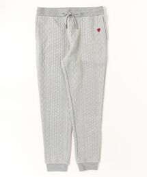 STUD MUFFIN（スタッドマフィン）の「STUD MUFFIN/スタッドマフィン/ケーブルジャガードダブルフェイス サガラ刺繍 リブパンツ（その他パンツ）」