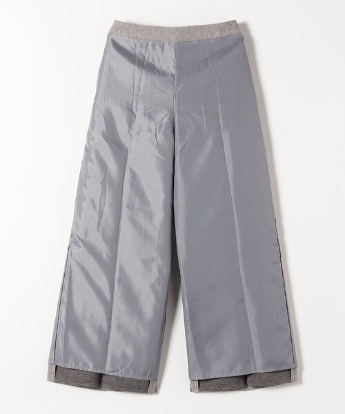 カランシエル（quaranciel）/quaranciel: エア ニードル ベイカーデザイン ワイド パンツ セール】quaranciel: エア ニードル ベイカーデザイン ワイド パンツ