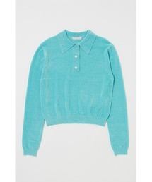 VELOUR TOUCH ニットポロ
