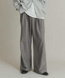 SENSE OF PLACE by URBAN RESEARCH | ウールタッチストライプワイドフレアパンツ(その他パンツ)