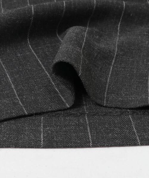 SENSE OF PLACE by URBAN RESEARCH（センスオブプレイスバイアーバンリサーチ）の「ウールタッチストライプワイドフレアパンツ（その他パンツ・メンズ・ブラック/グレー/ブラウン・MEDIUM/LARGE）」の9枚目の写真