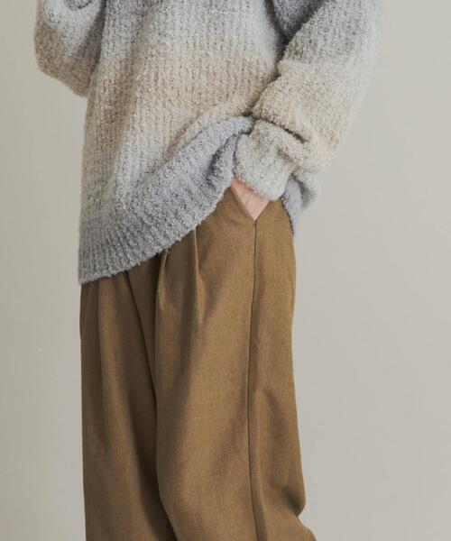 SENSE OF PLACE by URBAN RESEARCH（センスオブプレイスバイアーバンリサーチ）の「ウールタッチストライプワイドフレアパンツ（その他パンツ・メンズ・ブラック/グレー/ブラウン・MEDIUM/LARGE）」の12枚目の写真