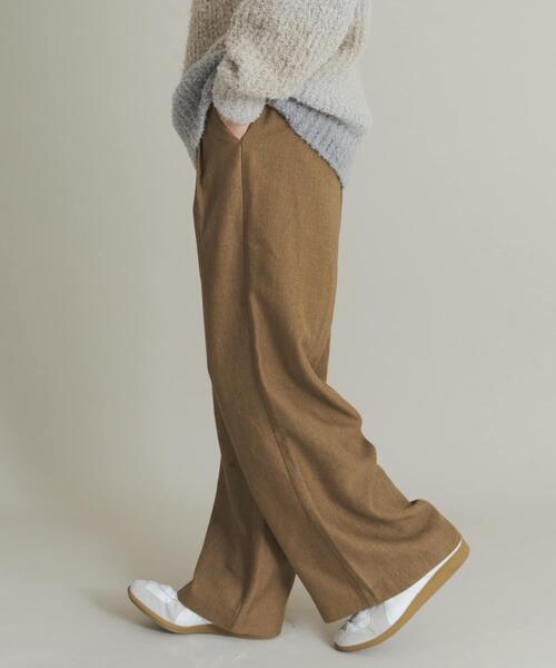 SENSE OF PLACE by URBAN RESEARCH（センスオブプレイスバイアーバンリサーチ）の「ウールタッチストライプワイドフレアパンツ（その他パンツ・メンズ・ブラック/グレー/ブラウン・MEDIUM/LARGE）」の15枚目の写真