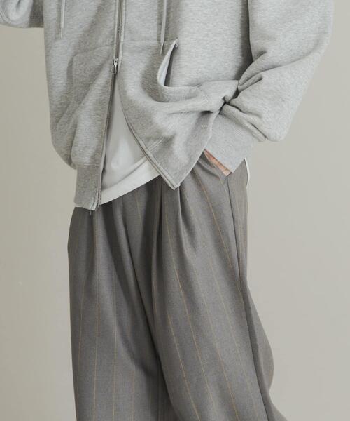 SENSE OF PLACE by URBAN RESEARCH（センスオブプレイスバイアーバンリサーチ）の「ウールタッチストライプワイドフレアパンツ（その他パンツ・メンズ・ブラック/グレー/ブラウン・MEDIUM/LARGE）」の20枚目の写真