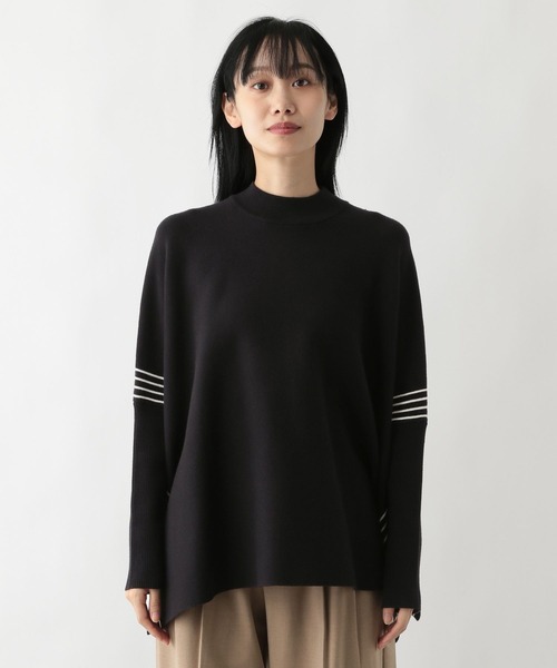 FOUND GOOD(ファウンドグッド)の「ポンチョニット(ポンチョ・レディース・アイボリー/ブラック/グレー系5・L/M/S)」の20枚目の写真