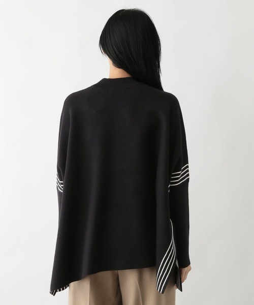 FOUND GOOD(ファウンドグッド)の「ポンチョニット(ポンチョ・レディース・アイボリー/ブラック/グレー系5・L/M/S)」の22枚目の写真