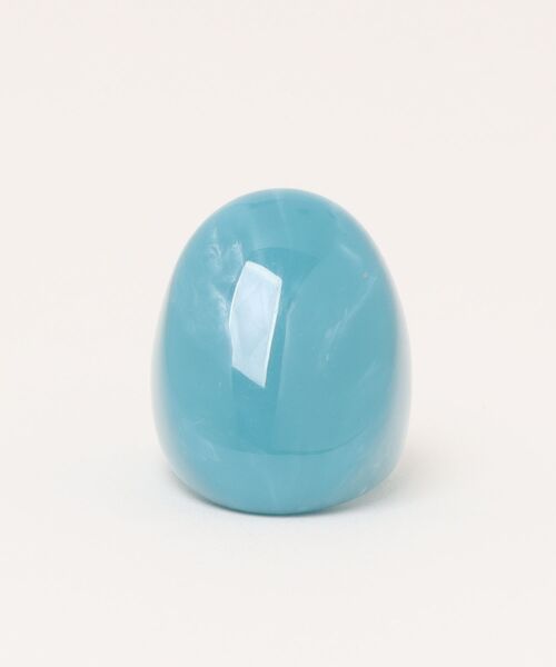 Fun & Daily（ファンアンドデイリー）の「F&D : アクリルボリュームリング（リング・レディース・ホワイト系その他/ブルー/グリーン/ブラウン・FREE）」の2枚目の写真