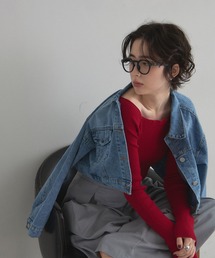 &. NOSTALGIA（アンドドットノスタルジア）の「クロップドデニムジャケット（デニムジャケット）」