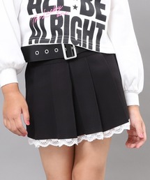 ANAP kids | ベルト付 フリル プリーツ スカート【ジュニアお揃い】(スカート)