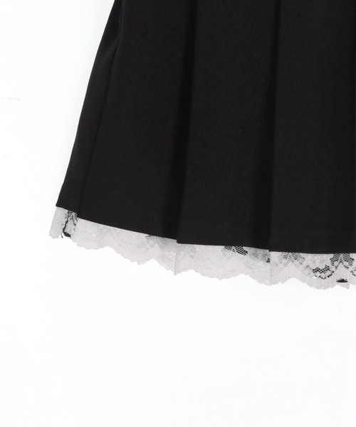 ANAP kids（アナップキッズ）の「ベルト付 フリル プリーツ スカート【ジュニアお揃い】（スカート・キッズ・ブラウン/ブラック/グレー・110/120/130）」の11枚目の写真