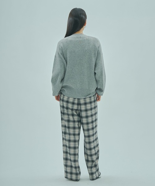 ROSE BUD（ローズバッド）の「CHECK EASY PANTS（その他パンツ・レディース・ブラック/ブラウン・ONE SIZE）」の10枚目の写真