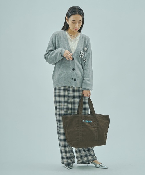 ROSE BUD（ローズバッド）の「CHECK EASY PANTS（その他パンツ・レディース・ブラック/ブラウン・ONE SIZE）」の13枚目の写真