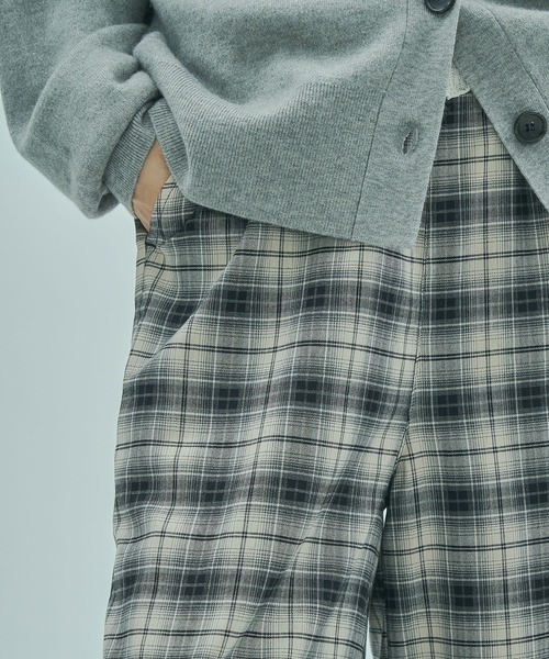 ROSE BUD（ローズバッド）の「CHECK EASY PANTS（その他パンツ・レディース・ブラック/ブラウン・ONE SIZE）」の14枚目の写真