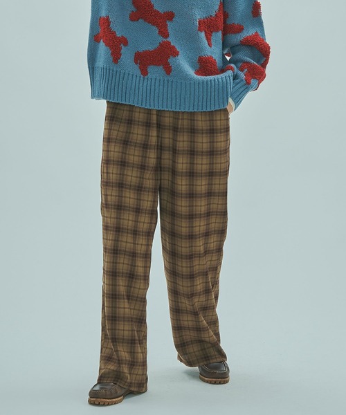 ROSE BUD（ローズバッド）の「CHECK EASY PANTS（その他パンツ・レディース・ブラック/ブラウン・ONE SIZE）」の15枚目の写真