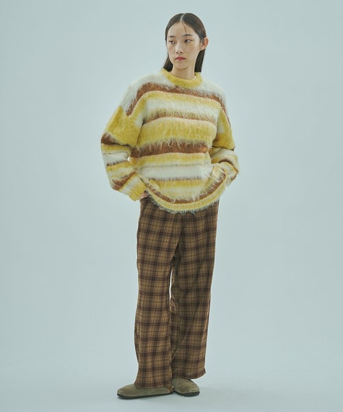 ROSE BUD（ローズバッド）の「CHECK EASY PANTS（その他パンツ・レディース・ブラック/ブラウン・ONE SIZE）」の22枚目の写真