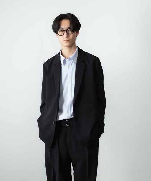 ATTACHMENT（アタッチメント）の「PE ストレッチ ダブルクロス 2B JKT / PE STRETCH DOUBLE CLOTH 2B JKT（テーラードジャケット・メンズ・ライトグレー/ダークブラウン/ブラック・1/3/2/4）」の18枚目の写真
