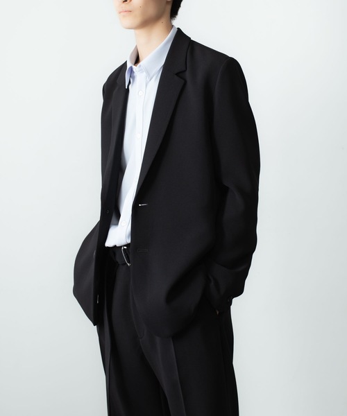 ATTACHMENT（アタッチメント）の「PE ストレッチ ダブルクロス 2B JKT / PE STRETCH DOUBLE CLOTH 2B JKT（テーラードジャケット・メンズ・ライトグレー/ダークブラウン/ブラック・1/3/2/4）」の19枚目の写真