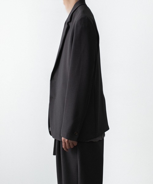 ATTACHMENT(アタッチメント)の「PE ストレッチ ダブルクロス 2B JKT / PE STRETCH DOUBLE CLOTH 2B JKT(テーラードジャケット・メンズ・ライトグレー/ダークブラウン/ブラック・1/3/2/4)」の17枚目の写真