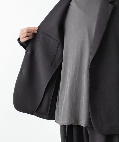ATTACHMENT(アタッチメント)の「PE ストレッチ ダブルクロス 2B JKT / PE STRETCH DOUBLE CLOTH 2B JKT(テーラードジャケット・メンズ・ライトグレー/ダークブラウン/ブラック・1/3/2/4)」の22枚目の写真