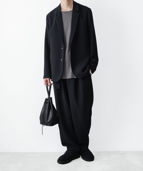 ATTACHMENT(アタッチメント)の「PE ストレッチ ダブルクロス 2B JKT / PE STRETCH DOUBLE CLOTH 2B JKT(テーラードジャケット・メンズ・ライトグレー/ダークブラウン/ブラック・1/3/2/4)」の14枚目の写真