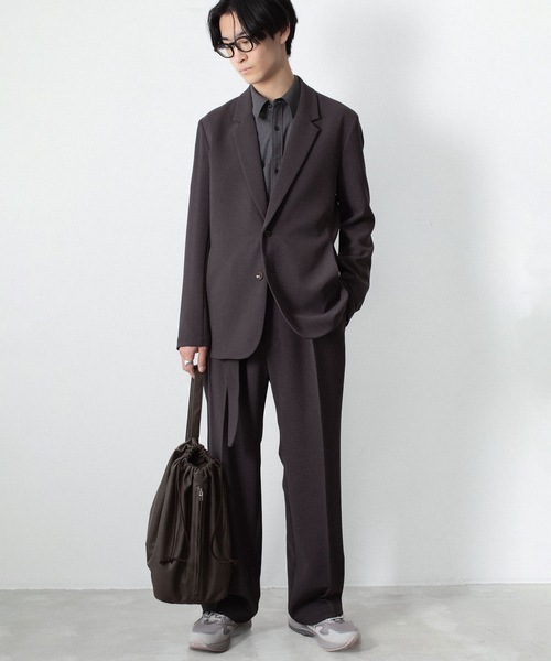 ATTACHMENT（アタッチメント）の「PE ストレッチ ダブルクロス 2B JKT / PE STRETCH DOUBLE CLOTH 2B JKT（テーラードジャケット・メンズ・ライトグレー/ダークブラウン/ブラック・1/3/2/4）」の16枚目の写真