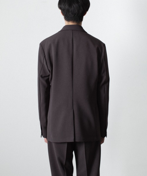 ATTACHMENT（アタッチメント）の「PE ストレッチ ダブルクロス 2B JKT / PE STRETCH DOUBLE CLOTH 2B JKT（テーラードジャケット・メンズ・ライトグレー/ダークブラウン/ブラック・1/3/2/4）」の8枚目の写真