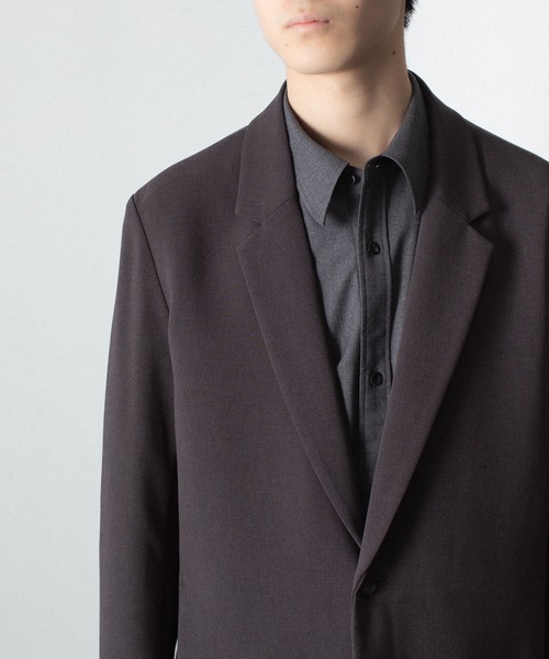 ATTACHMENT（アタッチメント）の「PE ストレッチ ダブルクロス 2B JKT / PE STRETCH DOUBLE CLOTH 2B JKT（テーラードジャケット・メンズ・ライトグレー/ダークブラウン/ブラック・1/3/2/4）」の11枚目の写真