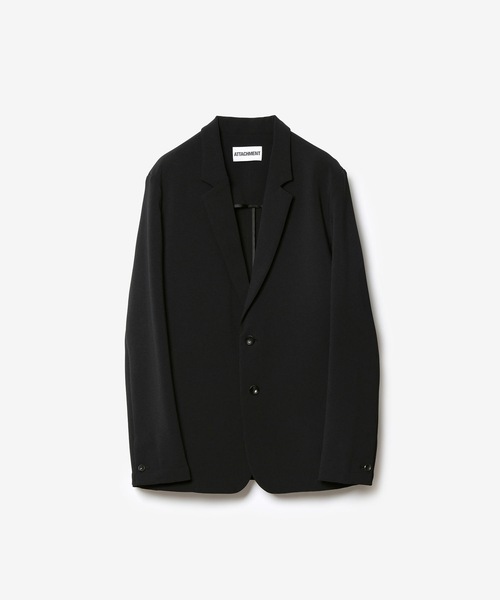 ATTACHMENT（アタッチメント）の「PE ストレッチ ダブルクロス 2B JKT / PE STRETCH DOUBLE CLOTH 2B JKT（テーラードジャケット・メンズ・ライトグレー/ダークブラウン/ブラック・1/3/2/4）」の4枚目の写真