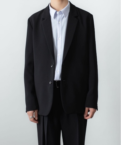 ATTACHMENT（アタッチメント）の「PE ストレッチ ダブルクロス 2B JKT / PE STRETCH DOUBLE CLOTH 2B JKT（テーラードジャケット・メンズ・ライトグレー/ダークブラウン/ブラック・1/3/2/4）」の6枚目の写真