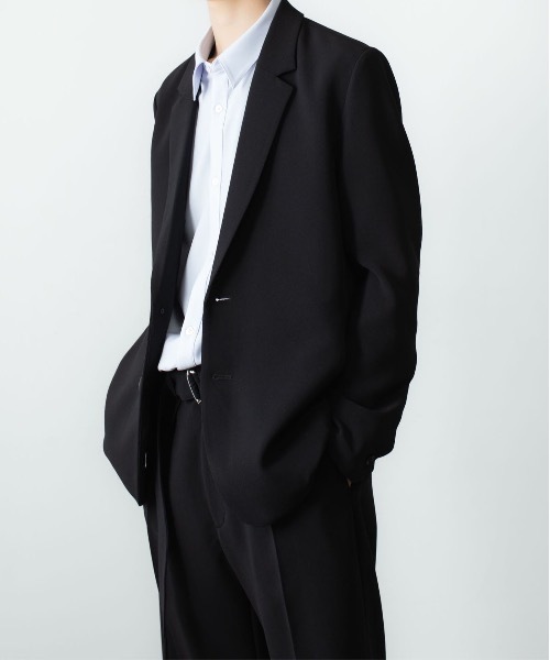 ATTACHMENT（アタッチメント）の「PE ストレッチ ダブルクロス 2B JKT / PE STRETCH DOUBLE CLOTH 2B JKT（テーラードジャケット・メンズ・ライトグレー/ダークブラウン/ブラック・1/3/2/4）」の7枚目の写真