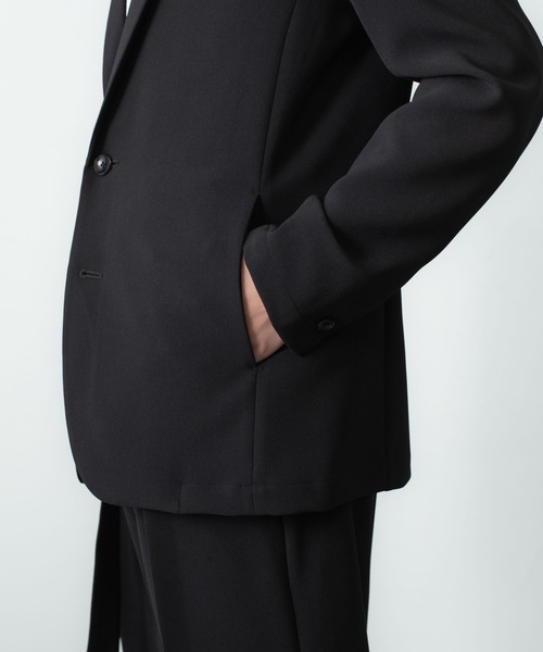 ATTACHMENT（アタッチメント）の「PE ストレッチ ダブルクロス 2B JKT / PE STRETCH DOUBLE CLOTH 2B JKT（テーラードジャケット・メンズ・ライトグレー/ダークブラウン/ブラック・1/3/2/4）」の12枚目の写真
